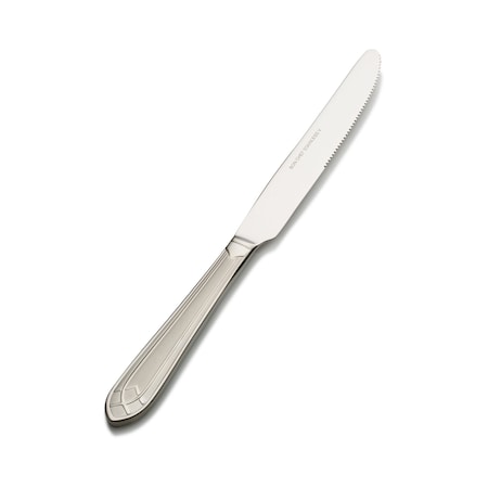 Bon Chef Viva, Dinner Knife, Euro, Solid Handle, Satin Finish, 13/0, 9.82" , set of 12 S1412